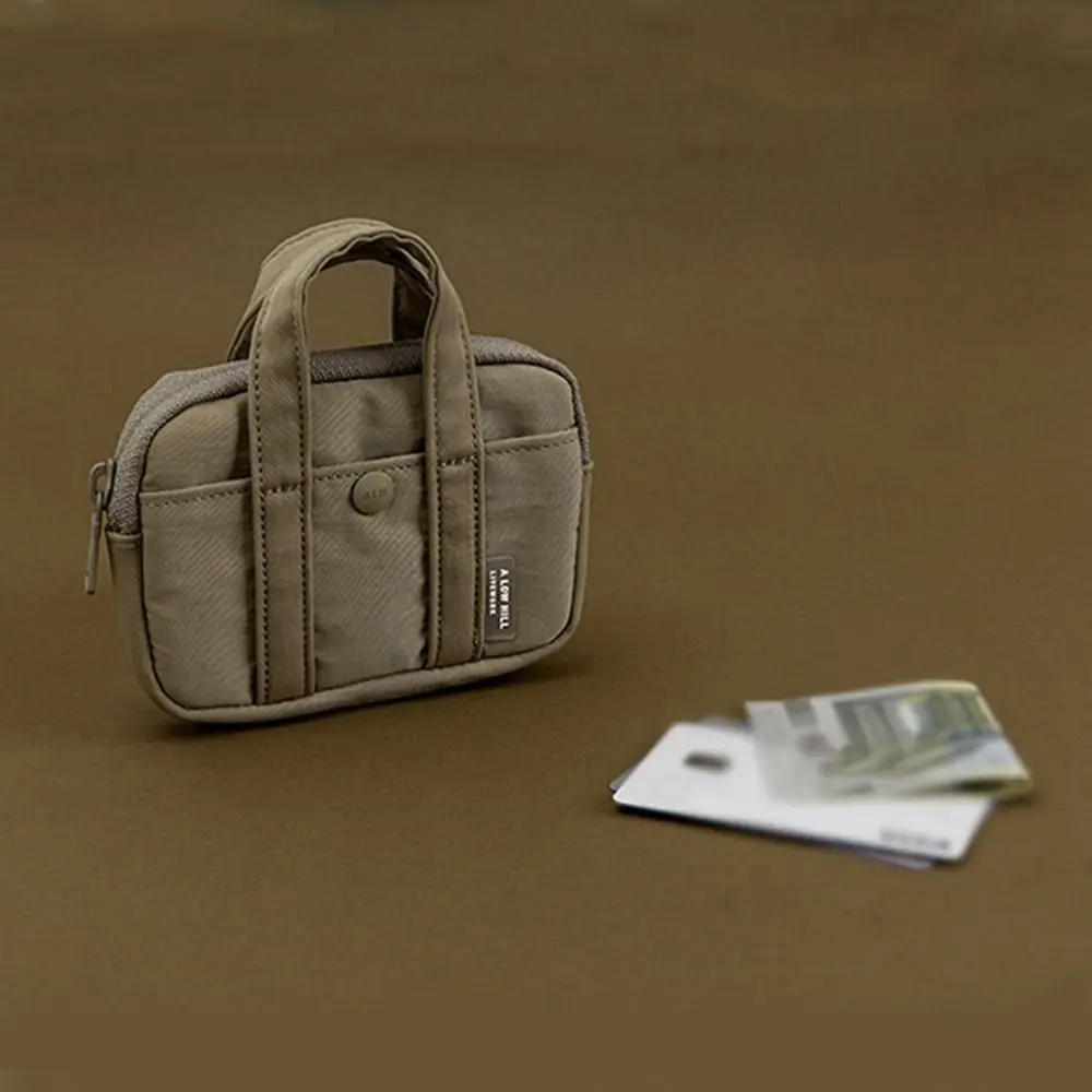 

Practical Portable Nylon Coin Purse Korean Style Zipper Pouch Card Pouch Bank Card Organizer Lightweight Men Wallet Student
