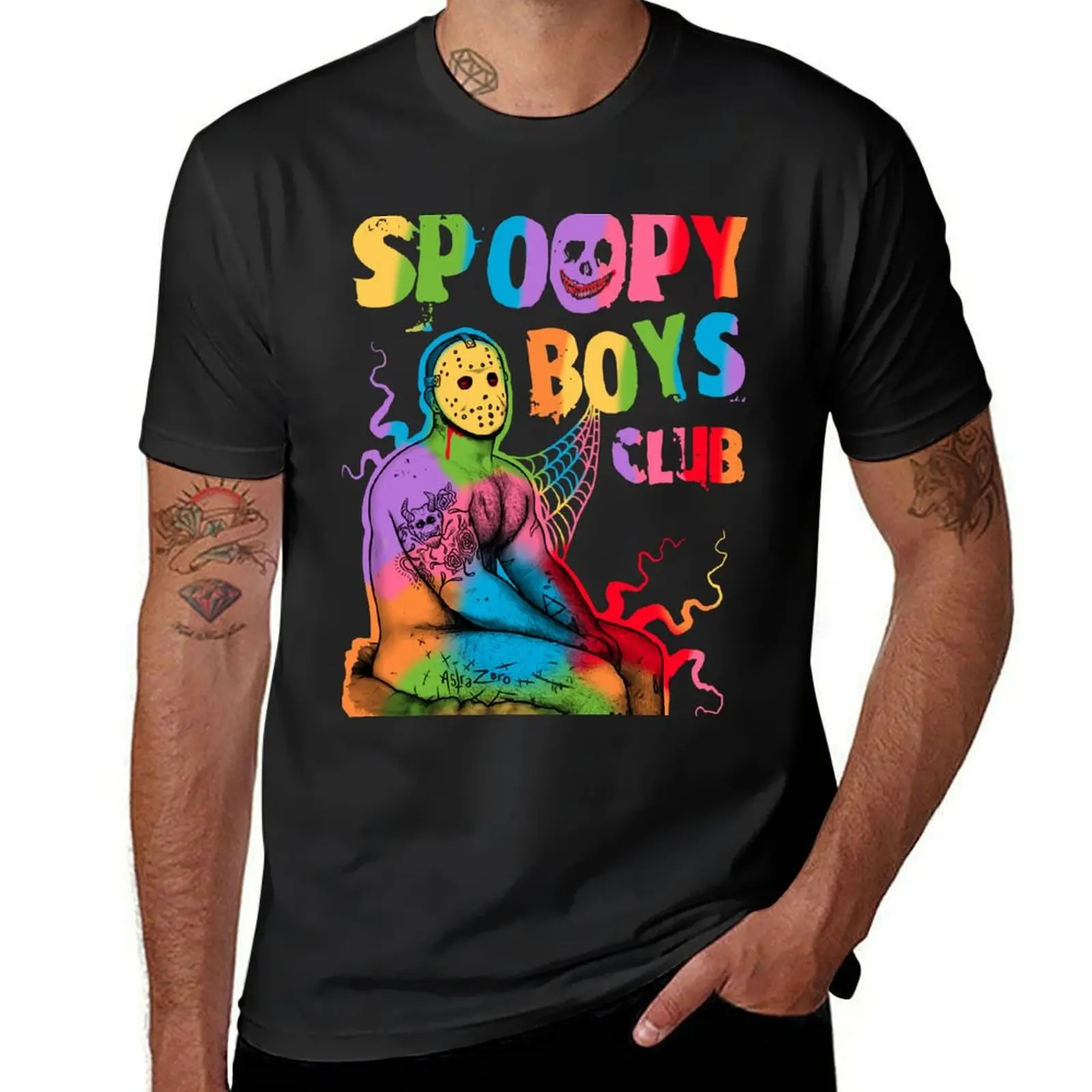 Spoopy Boys Club - Pride Edition T-shirt plus sizes oversized summer top men graphic t shirts