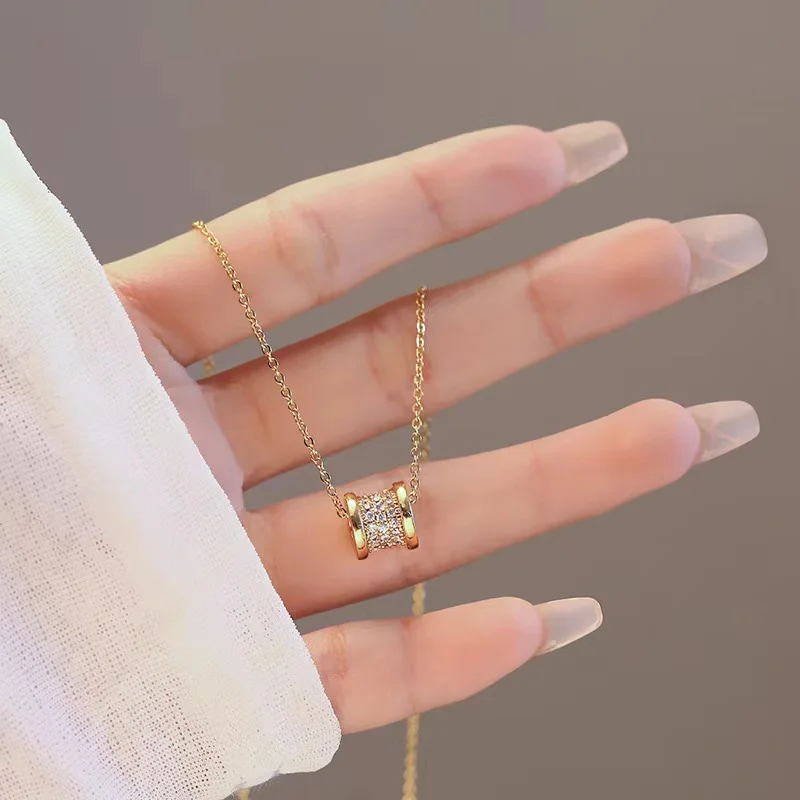 GANPUP Halskette mit Anhänger aus 316L-Edelstahl für Damen, neu, 2025, tägliches Tragen, wasserdichte Halskette, Charm-Schmuck, Geschenkzubehör – Detail 9