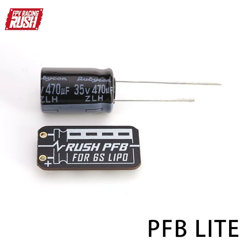 RUSHFPV RUSH PFB LITE Power Filter Board with 35V 470UF Electric Capacity For 6S LIPO FPV Drone Brushless ESC Stacks DIY Parts