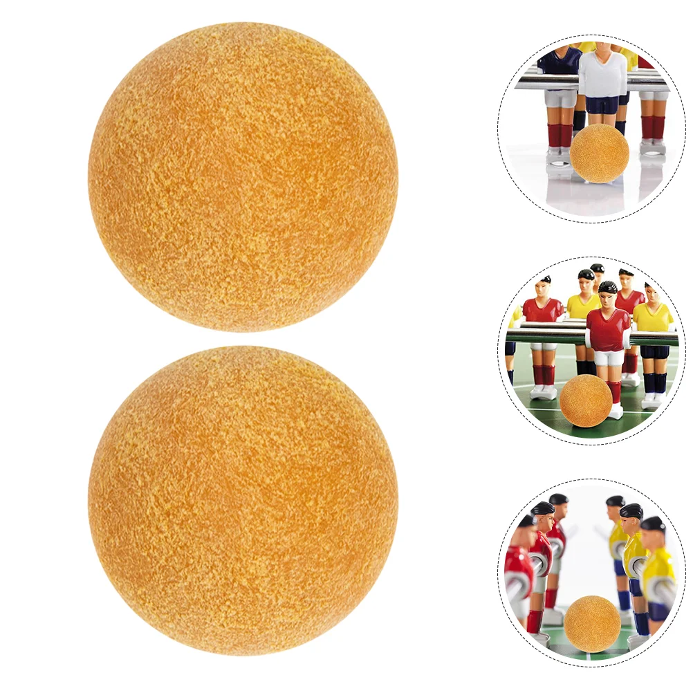 6 Pcs Table Soccer Football Desk Game Balls Accessories Substitute Foosball Footballs Plastic Replacements