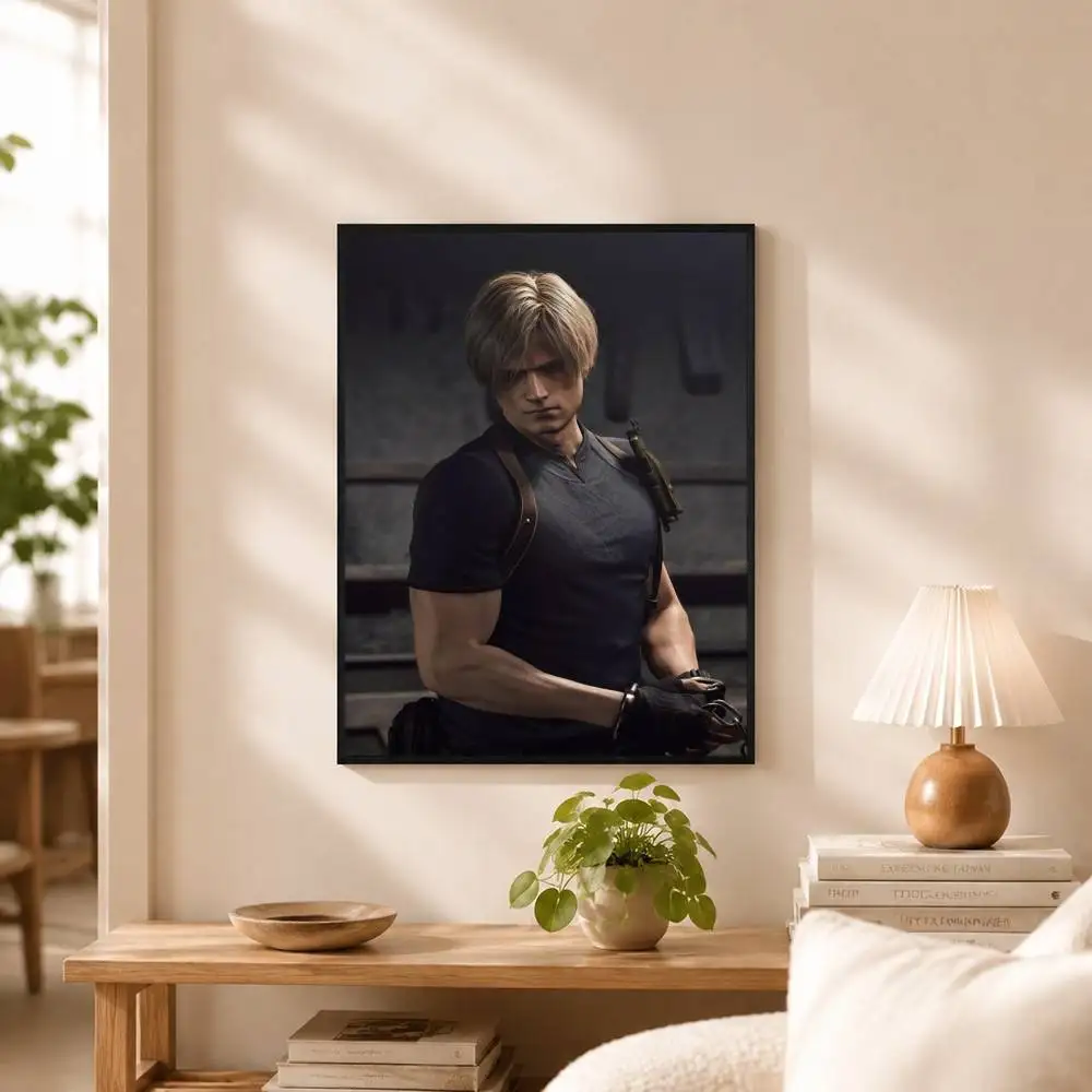 L-Leon K-Kennedy Poster Dorm Living Room Aesthetic Wall Decoration Painting Stickers Gift