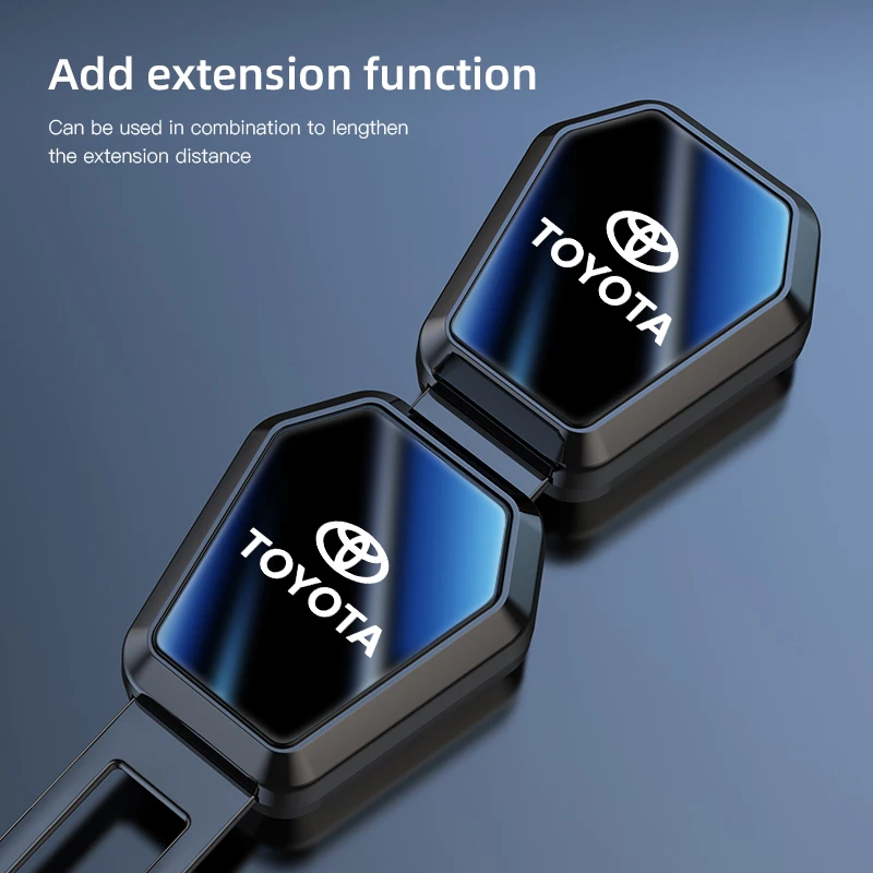 سلامة السيارة مقعد قفل مشبك حزام الأمان موسع محول قابس لتويوتا فورتشنر هايلاندر مارك-X ميراي هليكس بيكانتو سوبر #5