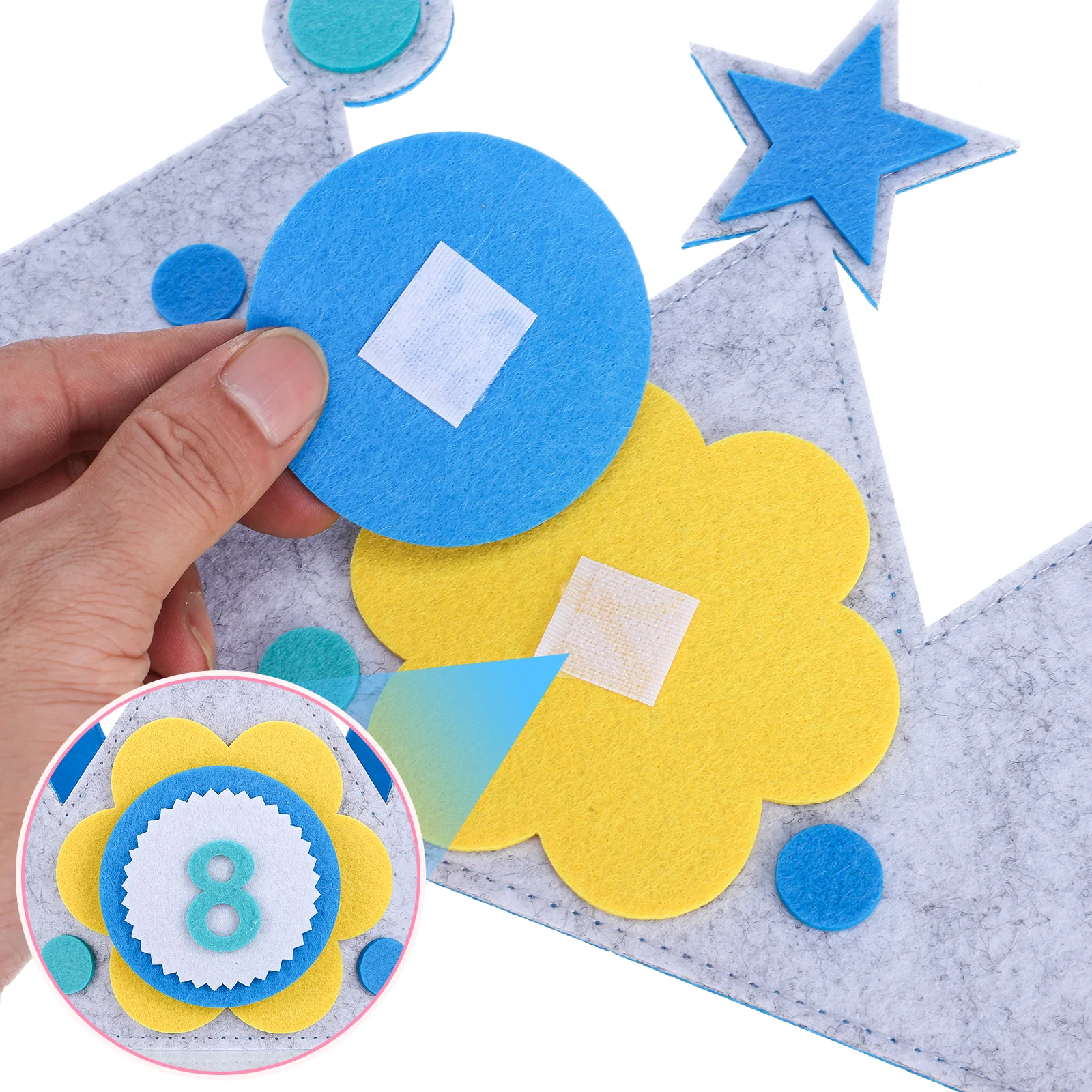 

2 Sets Birthday Hat Paper Crowns Hats for Happy
