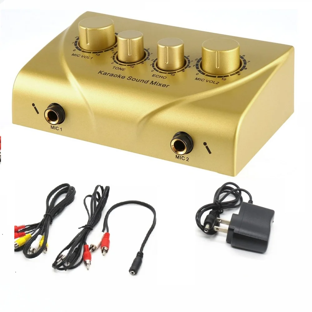 

2 picec/lot .HD-N2 Karaoke sound mixer high quality Karaoke Echo Mixer KARAOKE SOUND MIXER