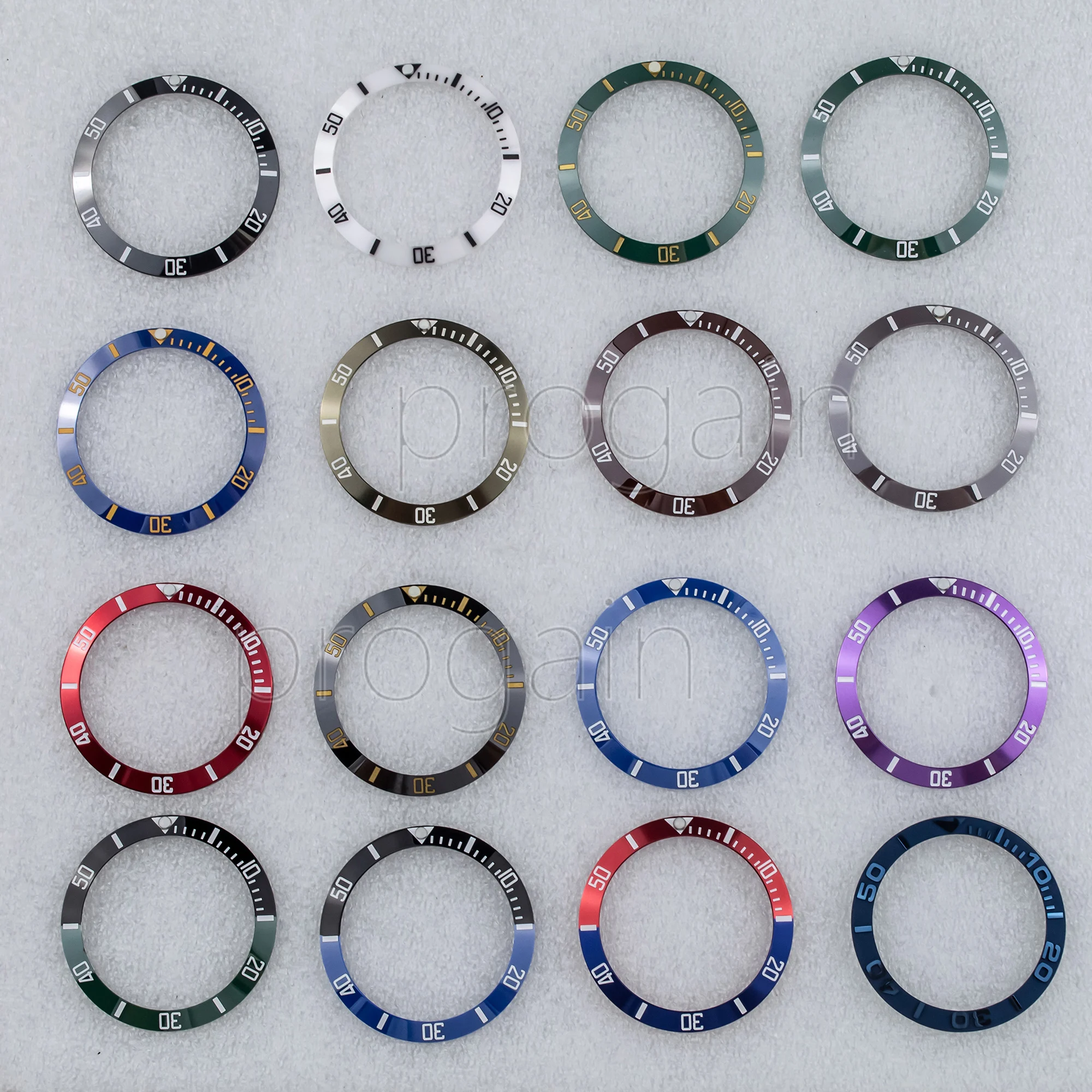 38mm Watch Bezel Number Shell Range Ring Outer Diameter for SUB GMT Replacements Accessories Mod Parts Repair Tools