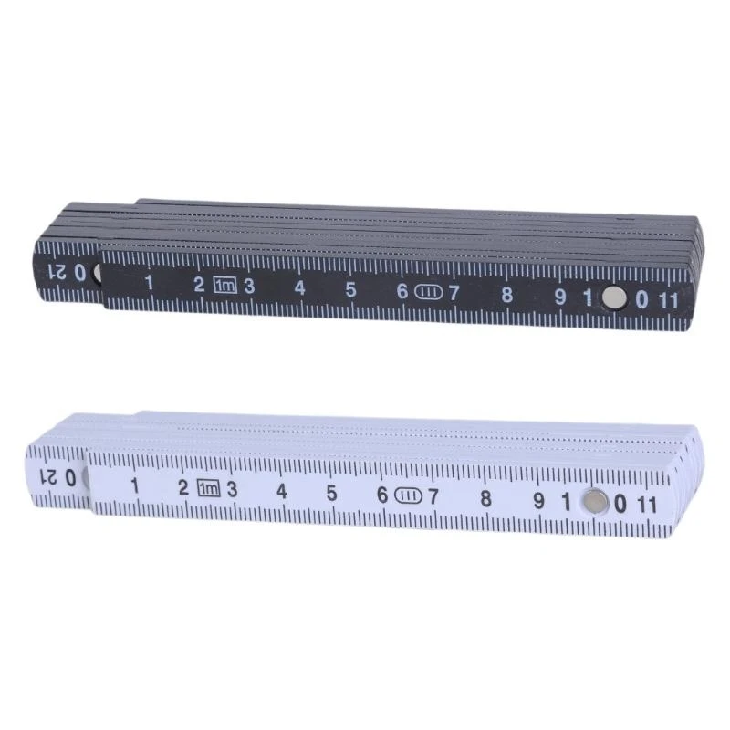 U2JC Multifunction 1meter Foldable Ruler with Clear Marking Home Renovations for Accurate Measurements in homes & Workshop