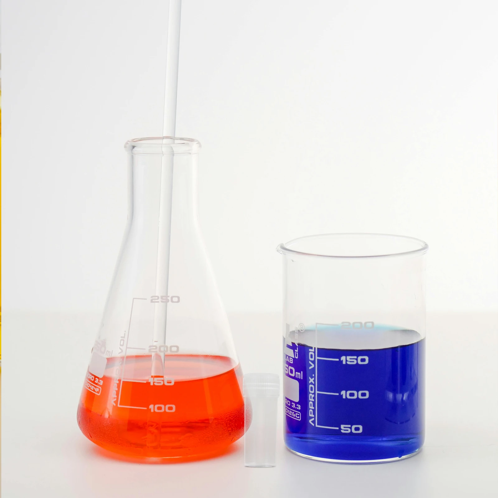 

100 Pcs Sample Container Bottle Clear Test Tube with Cap Vial Transparent Plastic