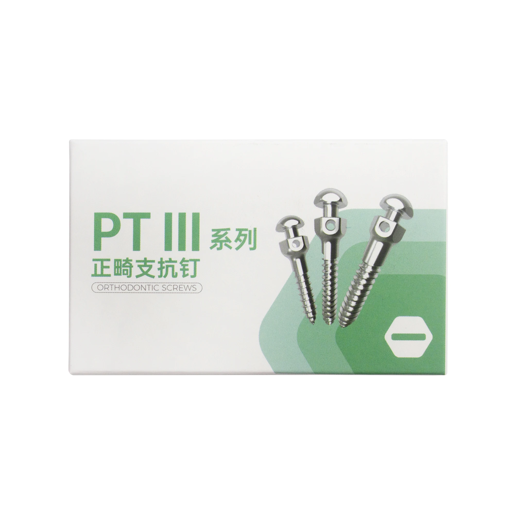 1 PCS PT III Orthodontic Mini Screw Anchor, External Hexagon ZK/NS/NK/02 Dental Implant Trephine Bur