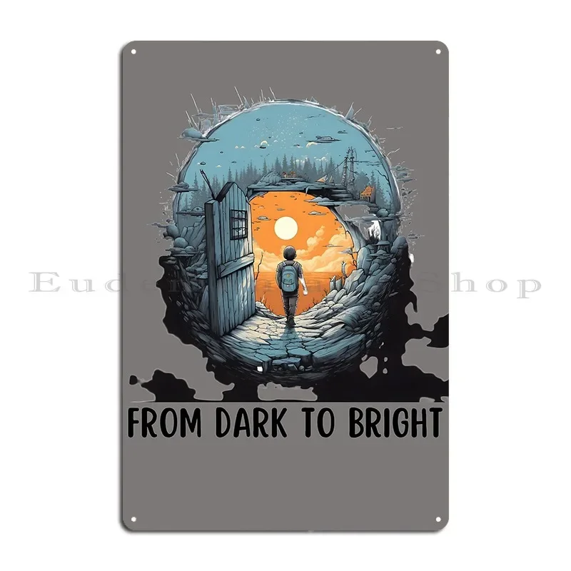 Portal To A New World Metal Sign Poster Customize Designing Cinema Home Printed Tin Sign Poster
