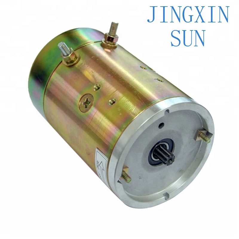 2kw motor hydraulic power pack brushed electric dc motor with starter 24v