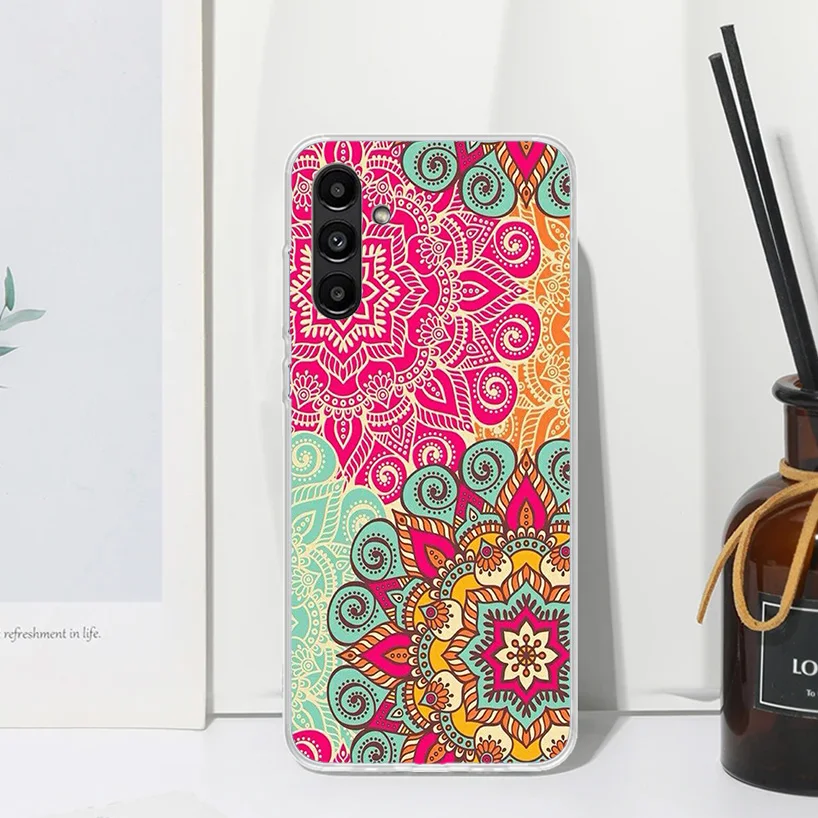 Etui na telefon Totem Mandala Colorful Flower do Samsung Galaxy A15 A25 A35 A55 A14 A24 A34 A54 A13 A23 A33 A53 A12 A22 A32 A52 A05S — zdjęcie 4