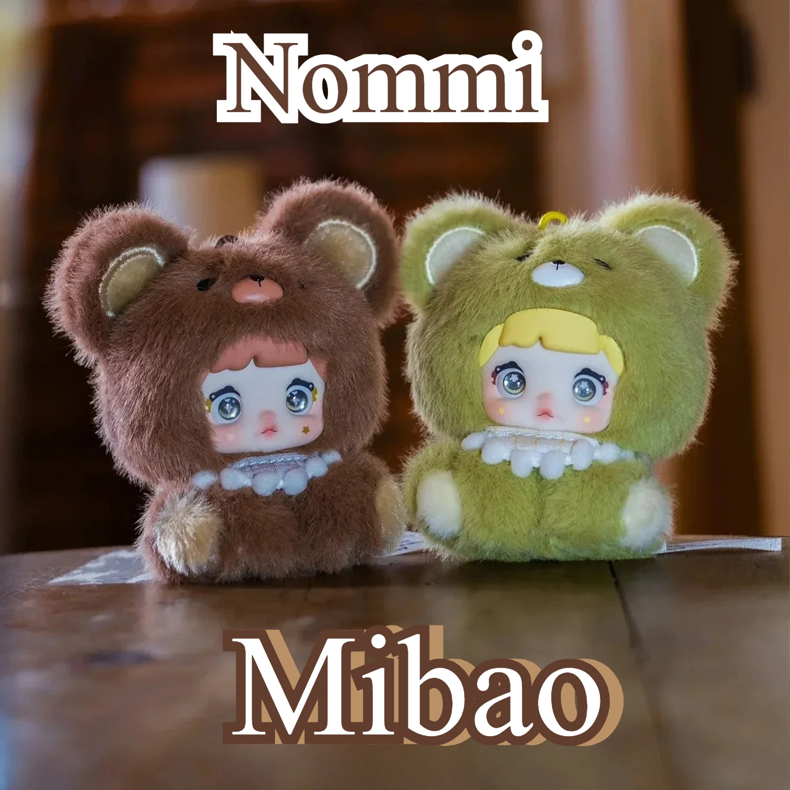 

Nommi V4 Mibao series cute blind box vinyl doll trendy play ornaments kawaii mysterious box girl birthday surprise gift
