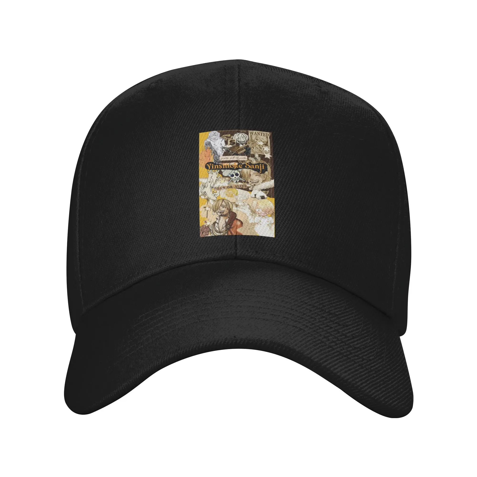 Fashion Sanji collage Curved Brim Baseball Cap Simple Versatile Men's Hat