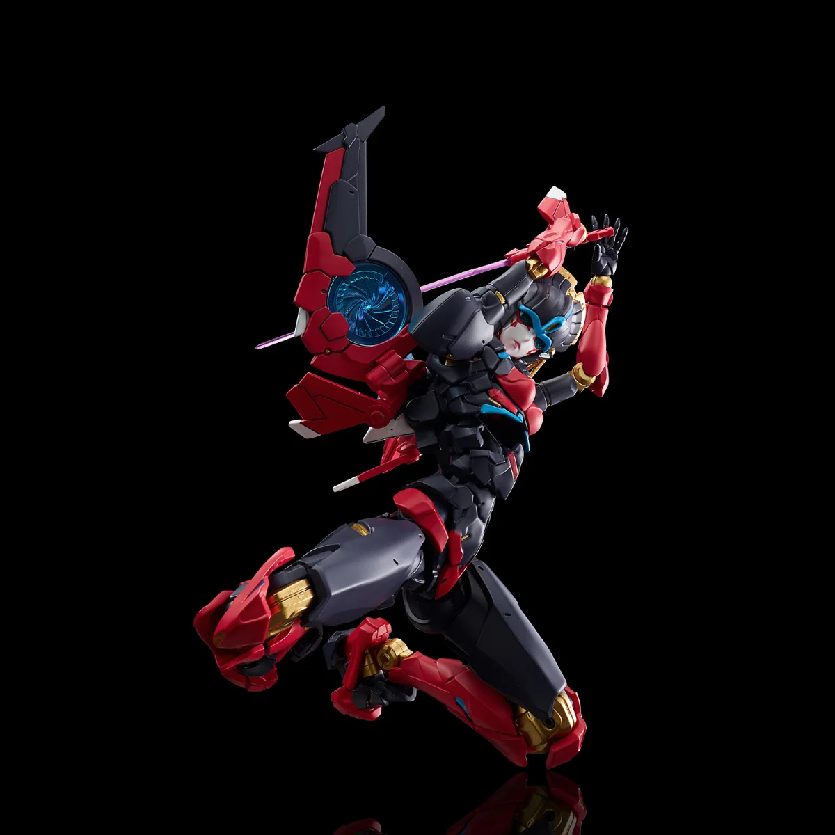 Officially Licensed Flametoys Furai Action Windblade Figure Anime Transformers Crossroad Character Model view 6
