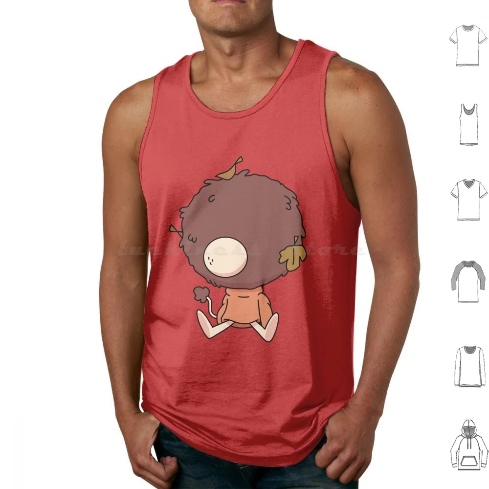 Tontu Tank Tops Print Cotton Tontu Nisse Woodman Twig Woff Tv Tv Show Cartoon Kids Kids Show Animated