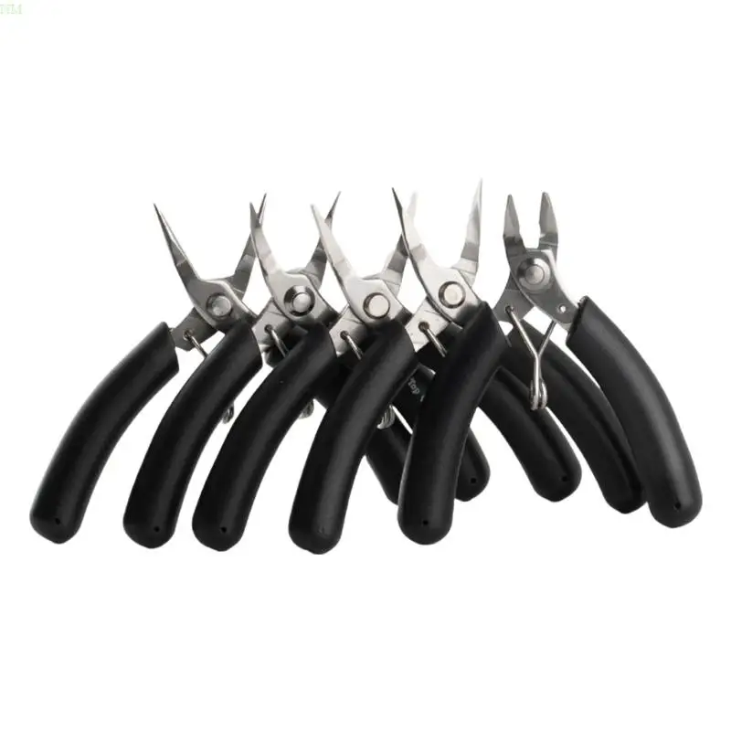 5 Pack Multifuntional Chain Nose Pliers Crafting Tool Jewelry Making Pliers Round Nose Pliers Craft Pliers for Jewelry