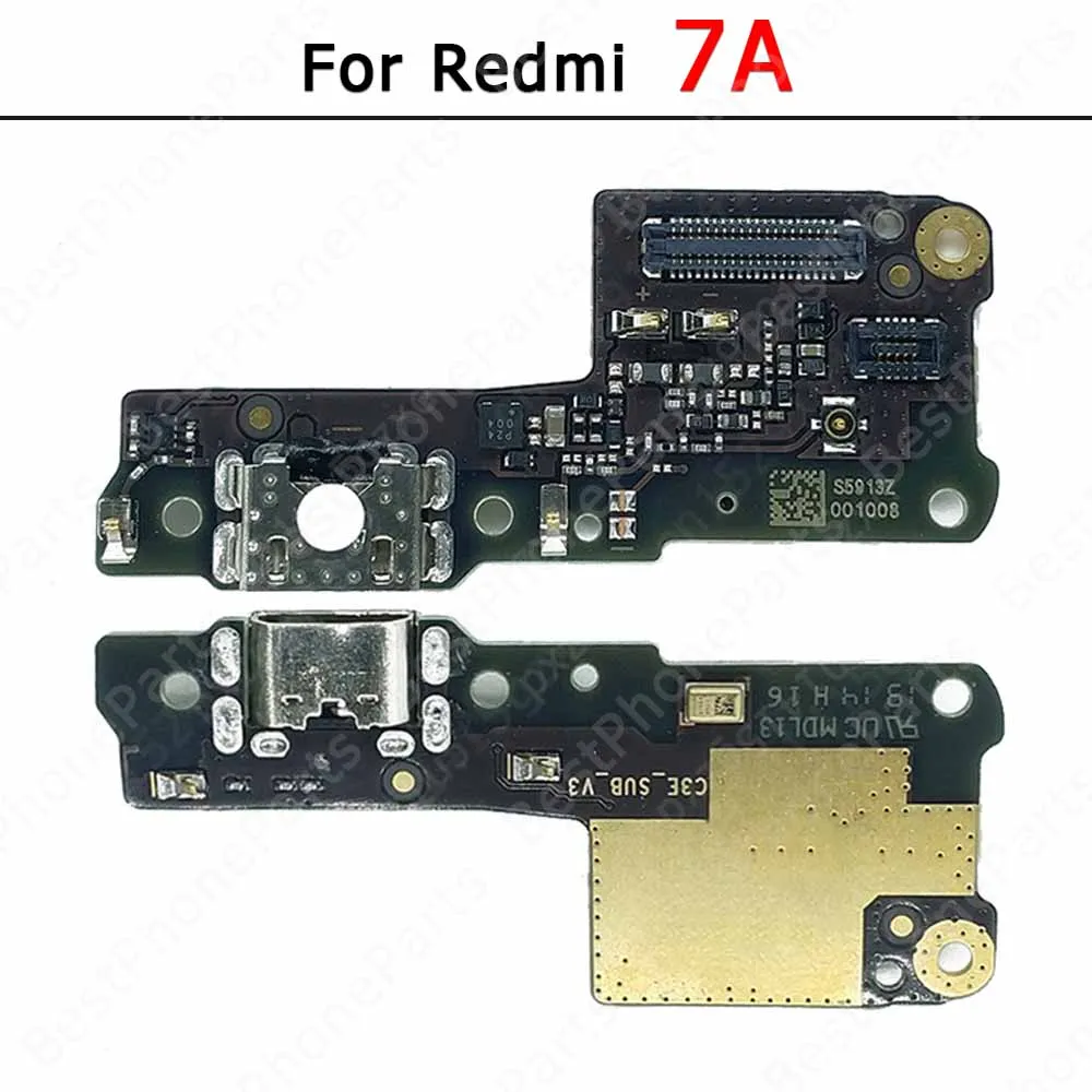 Charge Board For Xiaomi Redmi 10 9 9A 9C 9T 8 8A 7 7A 6 6A 5 Plus 5A 4X S2 Pro Charging Port Usb Connector Plate Parts