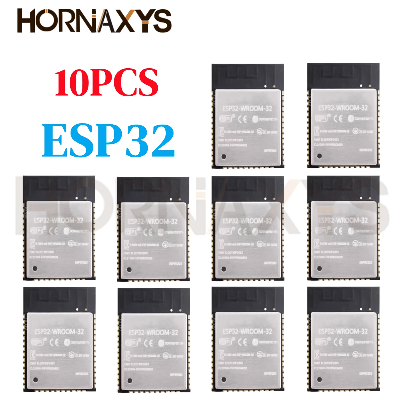 1-10PCS ESP32 Wireless Module ESP32-S ESP-WROOM-32 ESP-32S with 32 Mbits PSRAM IPEX/PCB Antenna with 4MB FLASH for arduino