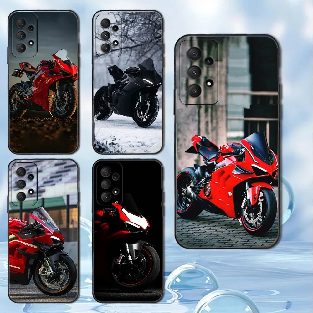 

Motorcycle P-Panigale v4 Phone Case For Samsung Galaxy A13,A21s,A22,A31,A32,A52,A53,A71,A80, Soft Black Cover