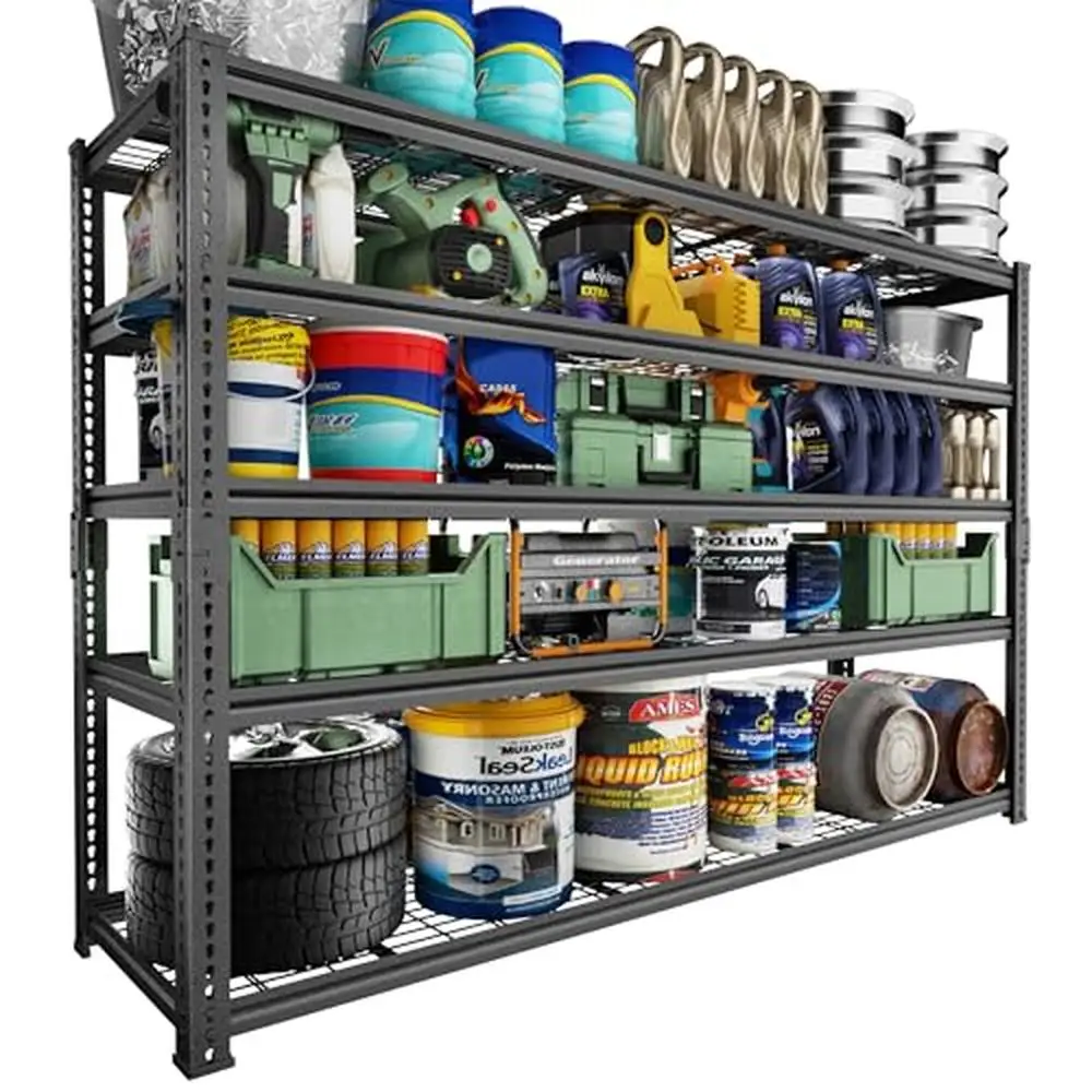 3300 lbs Capacity 5-Tier Metal Storage Shelf 60