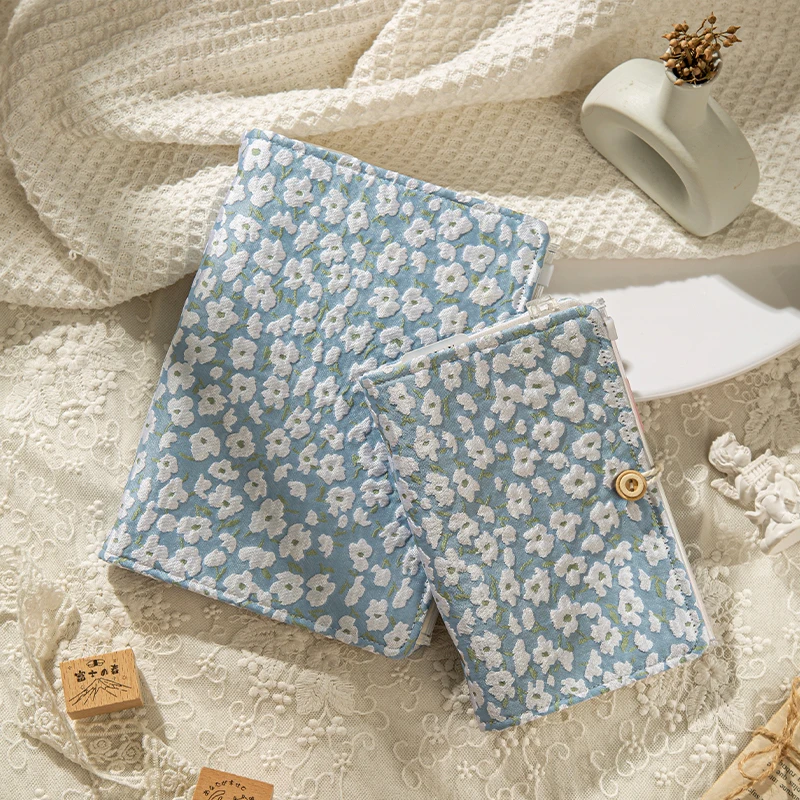 New Loose-leaf Handbook Literature and Art A5A6 Diary Handbook Cute Detachable Notebook Journal Notebook Fabric Production