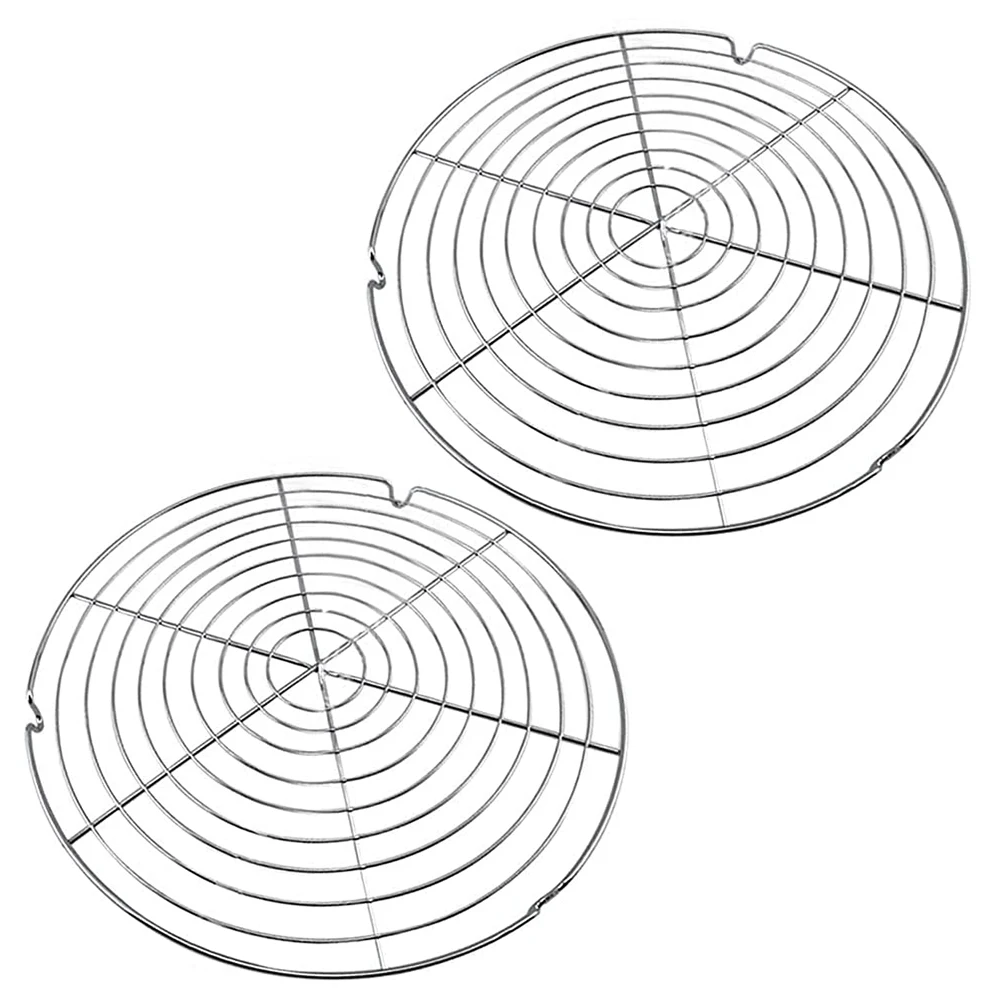

Охлаждающая стойка, 2 шт., круглая подставка для тортов 30,5 см, металлический охладитель для тортов с защитой от ржавчины, подставка для тортов для равномерного и быстрого охлаждения