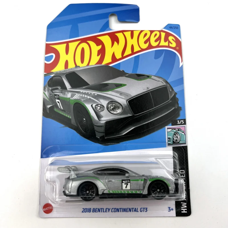 

2023-44 Hot Wheels Cars 2018 BENTLEY CONTINENTAL GT3 1/64 Metal Die-cast Model Toy Vehicles