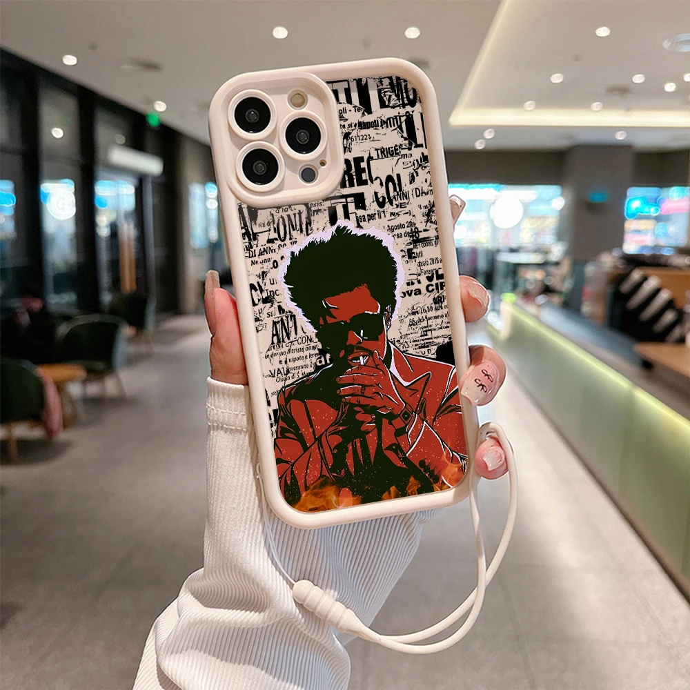 The Weeknd XO Singer Phone Case for IPhone 15 14 13 12 11 Pro Max XR XS X 7 8 Plus Soft TPU Back Cover With Hand Strap