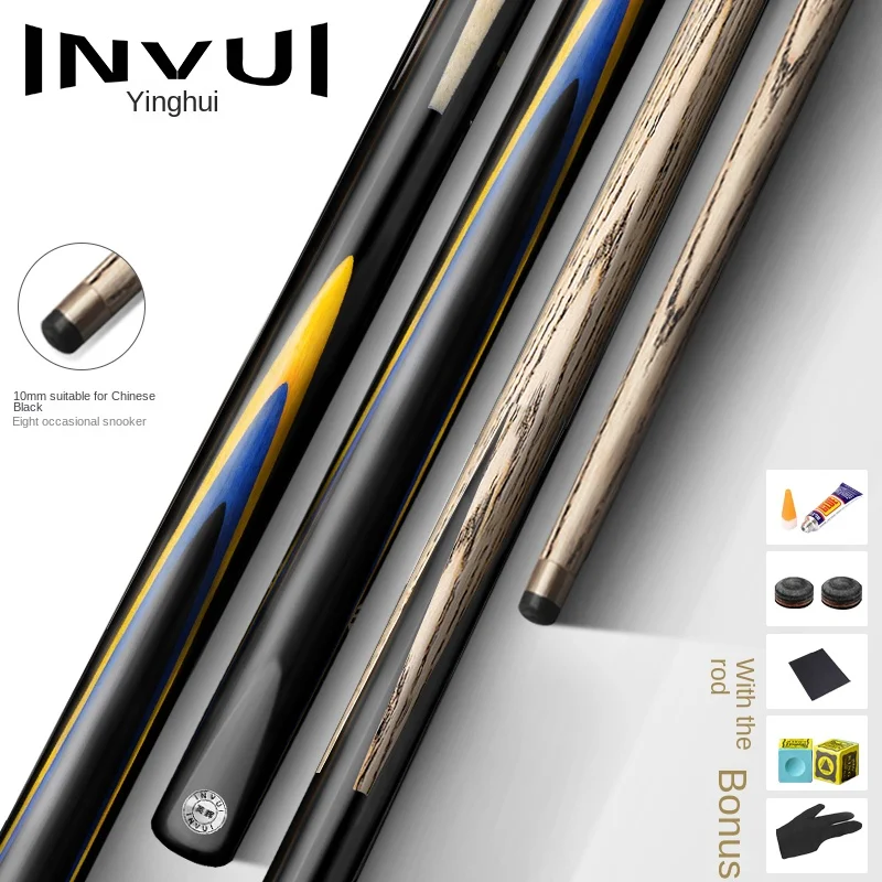 

МАЛЕНЬКАЯ ГОЛОВКА ШАРКА ДЛЯ Ясеня, одиночный бильярдный кий для начинающих, снукер, 10 мм, T-01