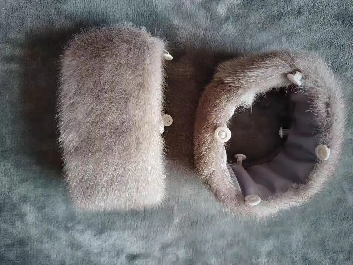 Real mink fur cuffs, fur sleeves, front end mink cuffs, mink cuffs, mink fur collar customization