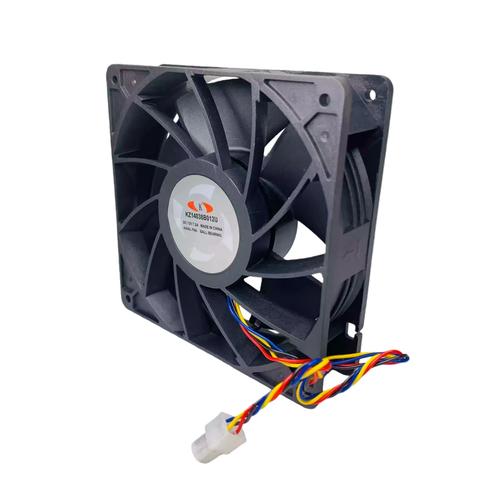 

Для Shenma KZ14038B012U 140x140x38 мм DC 12 В 7,2 А высокоскоростной промышленный охлаждающий вентилятор с двойным шарикоподшипником 7500 об/мин 210CFM