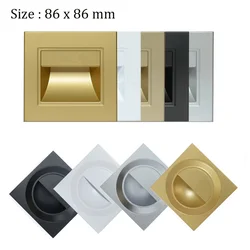 86X86mm Recessed Led Stair Light 1.5W Night Wall Corner Lamp Sconce For Stairway Step Ladder Corridor Hallway Pathway Footlight