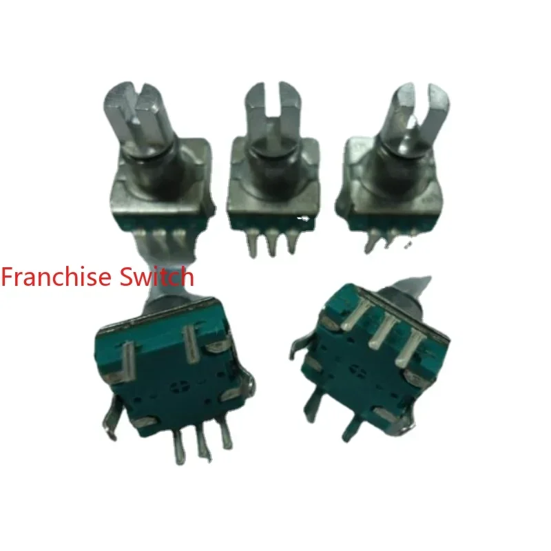 10PCS 360 Degree Pulse Encoder Switch EC11-30 Bit 11MM Axis Dedicated For Car Mounted Audio