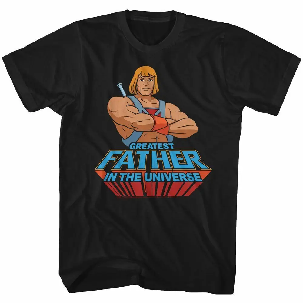 Masters Of The Universe Greatest Dad Black Adult T Shirt