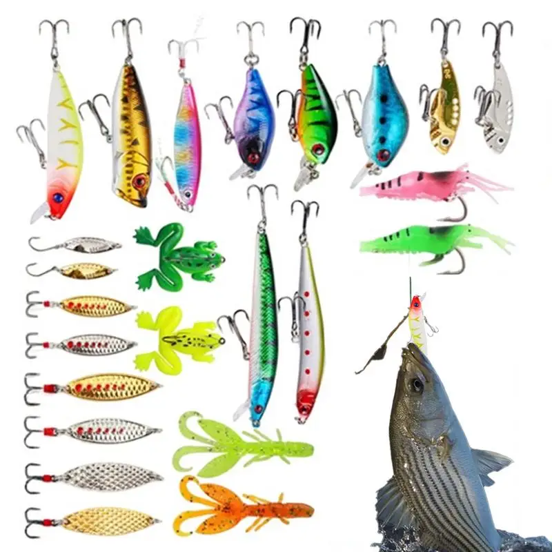 

Fishing Tackle Advent Calendar With 3D Eyes Christmas Countdown Fish Hook Set Adult Advent Calendar 2024 Fishing Lure Baits