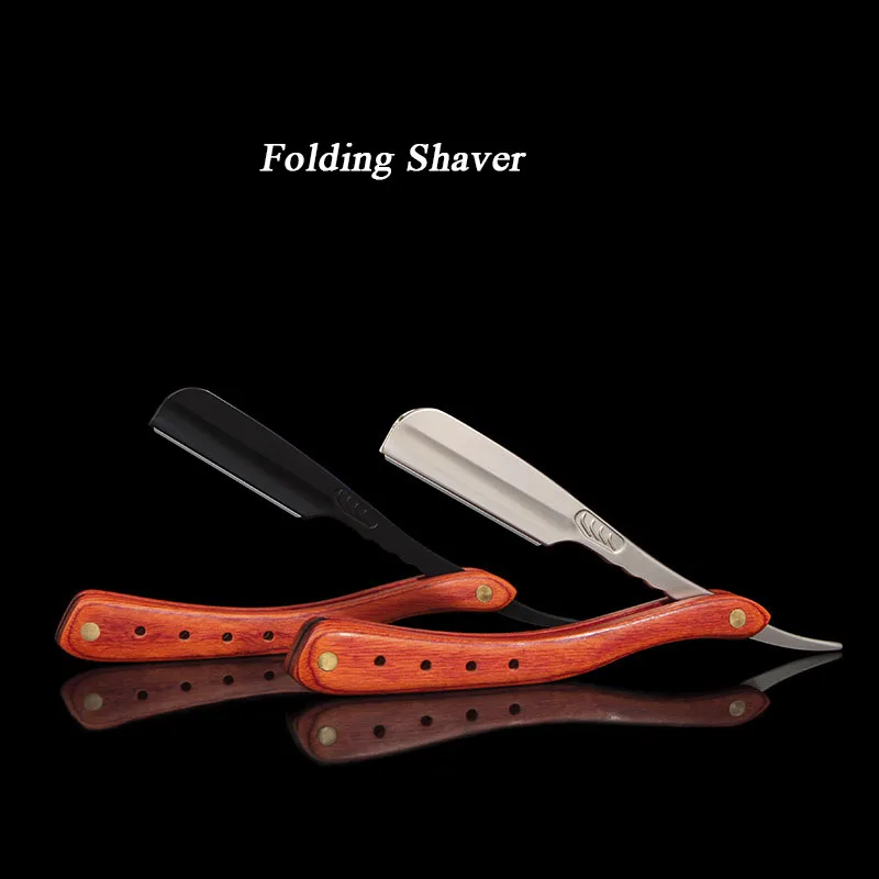 Pisau cukur pria, pisau cukur alis lipat multifungsi profesional paduan seng dengan klip kepala pemotong