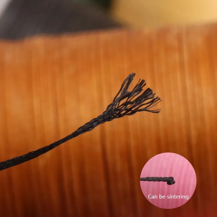 DIY Sewing Thread Durable Leather Flat Waxed Thread Cotton Cord String for DIY Handicraft Tool Hand Stitching Wax-Coated 1-1.2mm