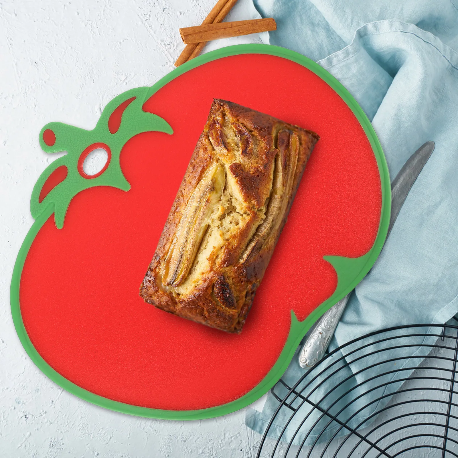 

Integrated Cutting Board 30x20cm Heavy Duty Plastic Chopping Board No Smell Food Safe Surface Ideal for Kitchen Dining Room Use