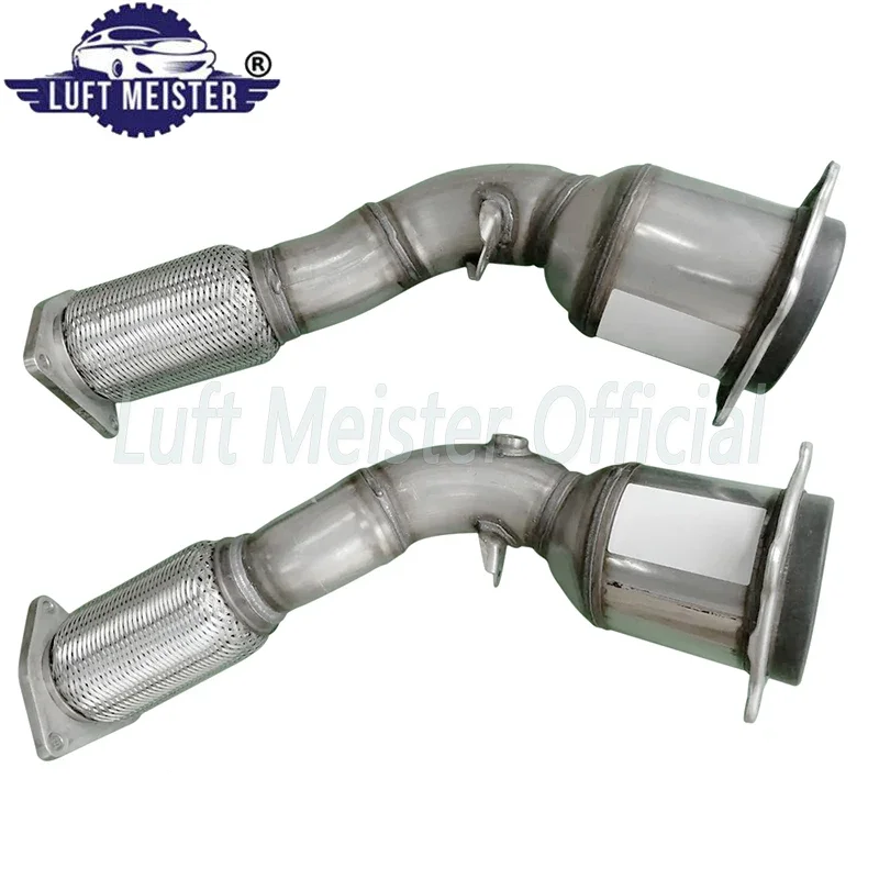 

Pair Front Left Right Catalytic Converter for Porsche Cayenne 4.8L V8 2007-2010 Without turbocharger 955113021CX 955113022CX