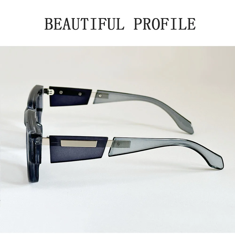 Neue Quadrat Sonnenbrille Männer Luxus Sonnenbrille Frauen Vintage-Mode Gläser Sommer Urlaub Gafas De Sol Hombre Lunette Soleil Femme – Detail 9