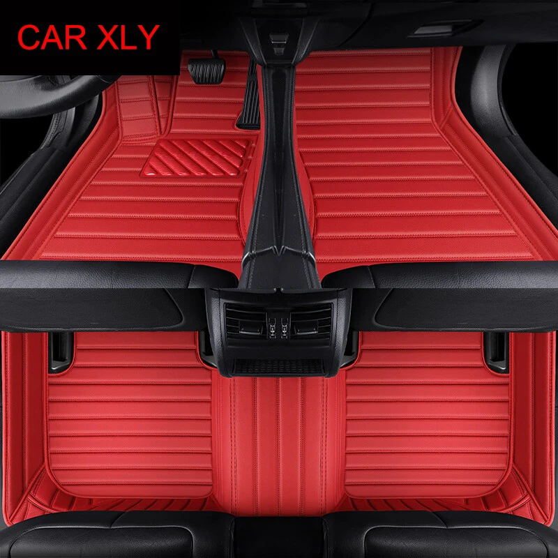 

Custom Stripe Car Floor Mats for Mercedes W203 C Class 2004-2007 Year Interior Details Auto Accessories Carpet