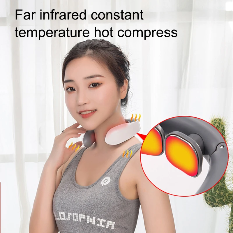 Smart Home Cervical Massager Charging Cervical Physical Therapy Pulse Cervical Massage Instrument Neck Protection Instrument