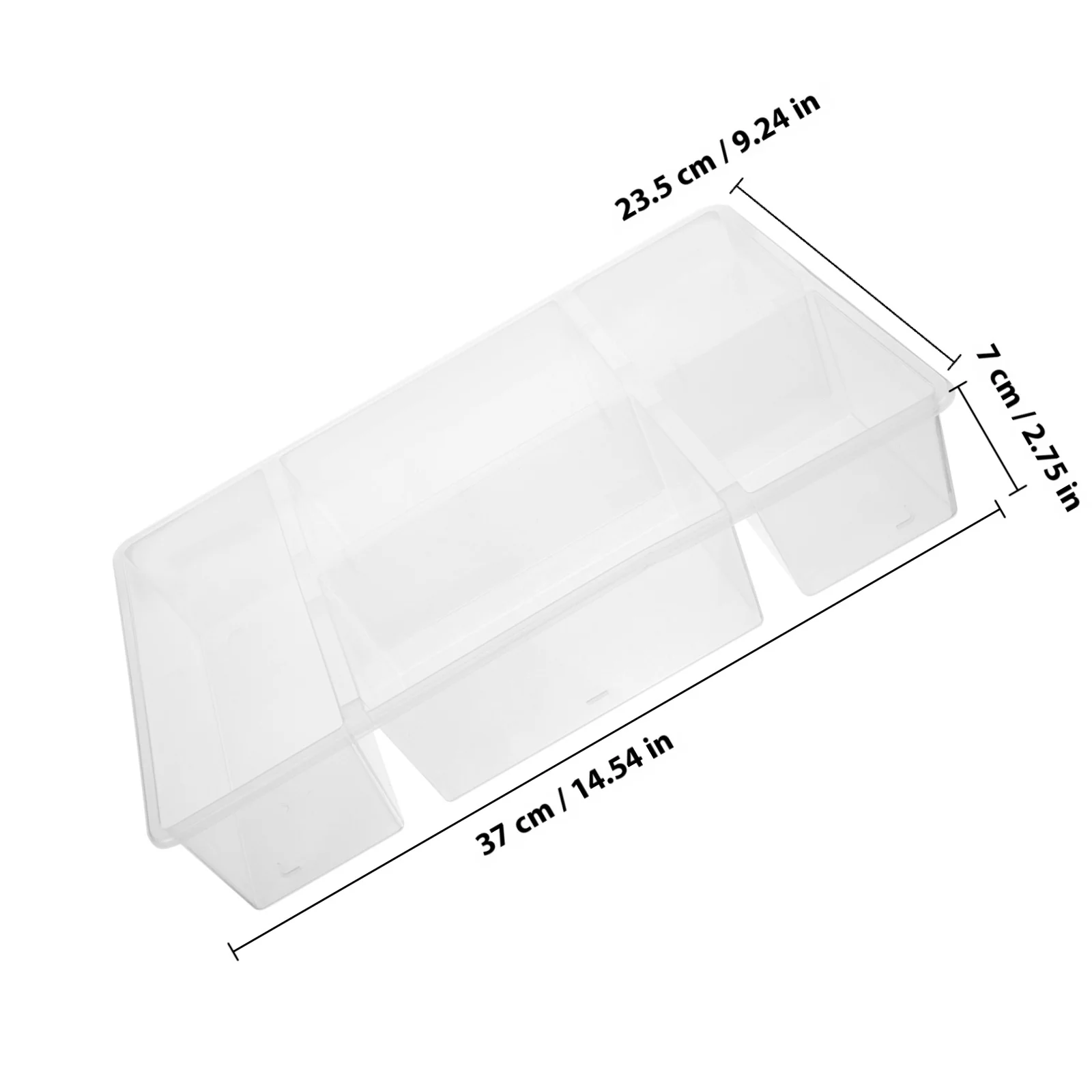 Drawer Tableware Storage Box Heavy Duty Plastic Cutlery Organizer Tray Compact Design for Kitchen Drawer Space Saving Utensil