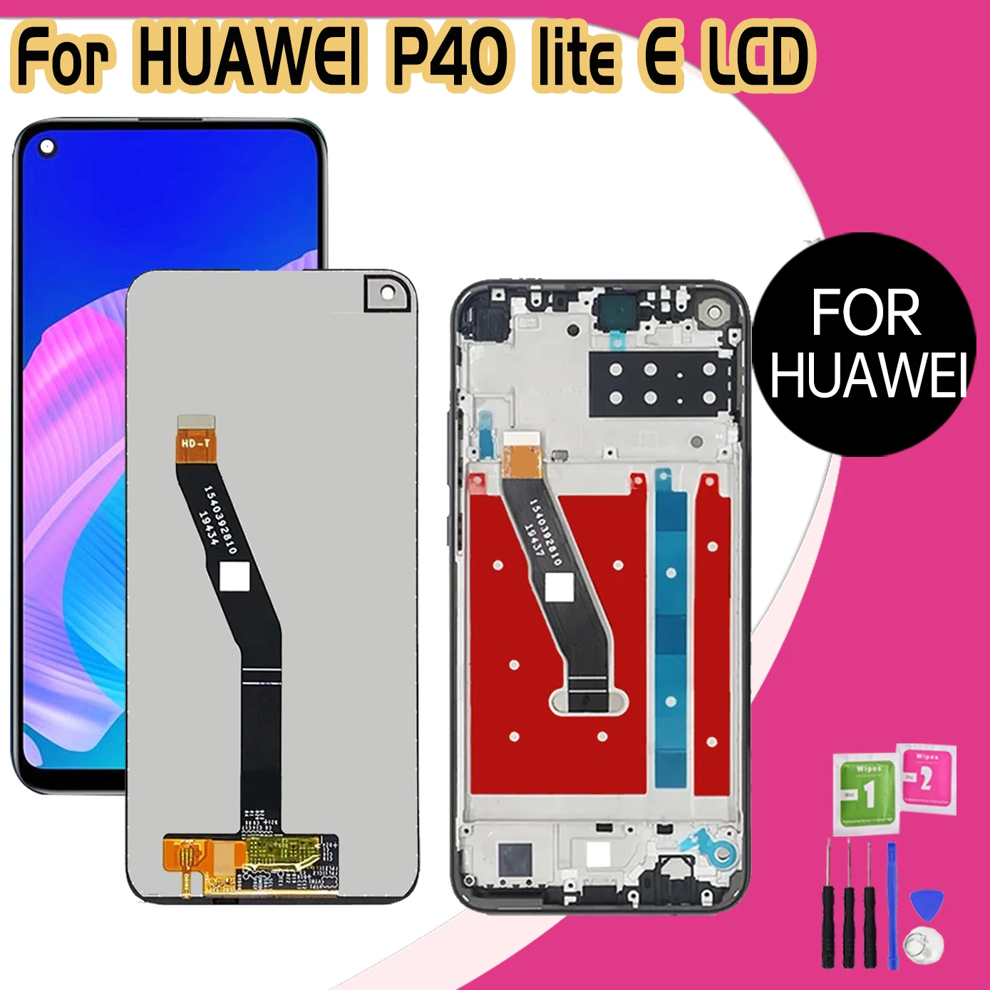 6.39\'\' ART-L28 ART-L29 Y7P 2020 Display For Huawei P40 Lite E ART-L28, ART-L29,ART-L29N LCD Display Touch Screen Assembly