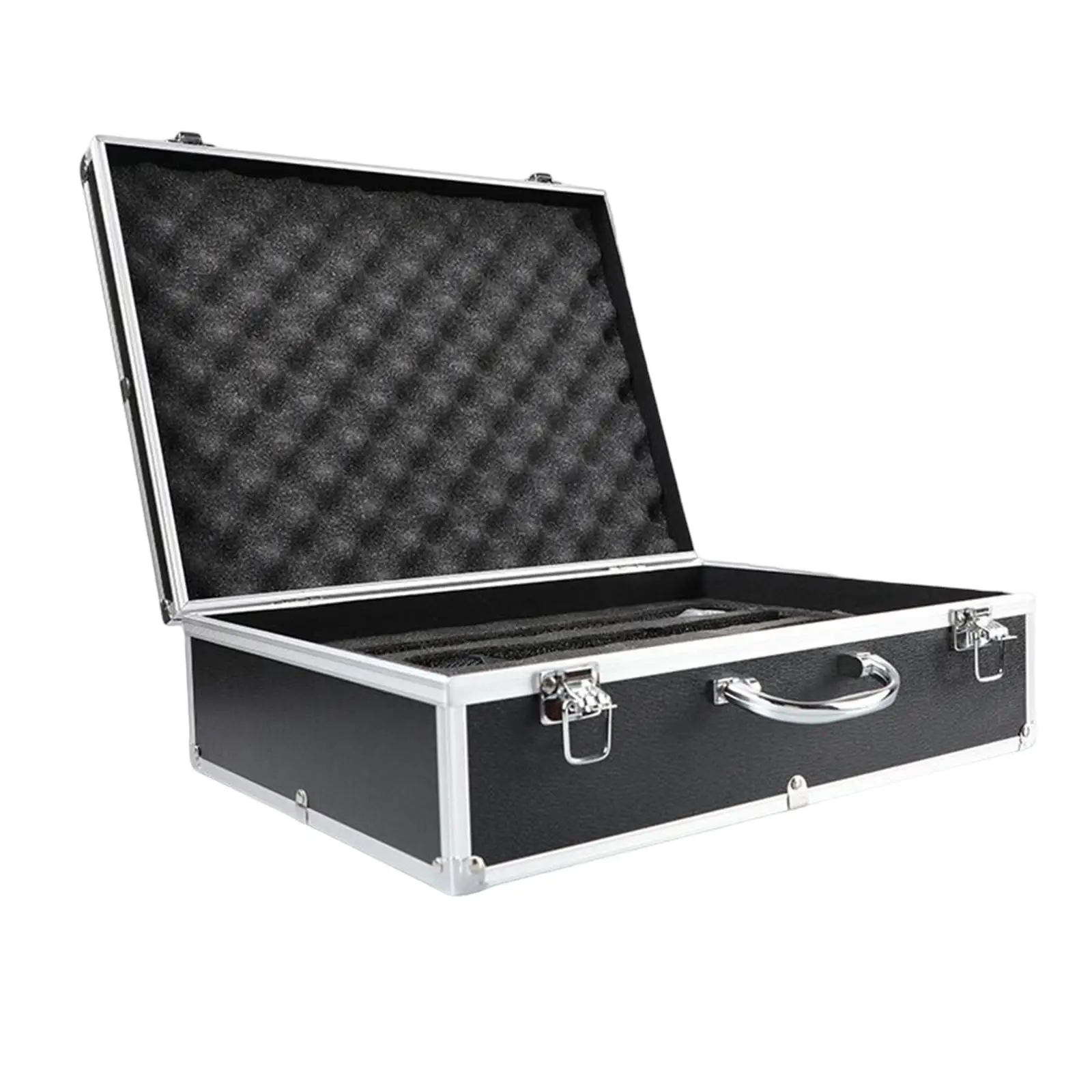 Microphone Carry Case Portable Vocal Microphone Hard Case Sturdy Alloy Microphone Case Microphone Suitcase for Mixer Accessories