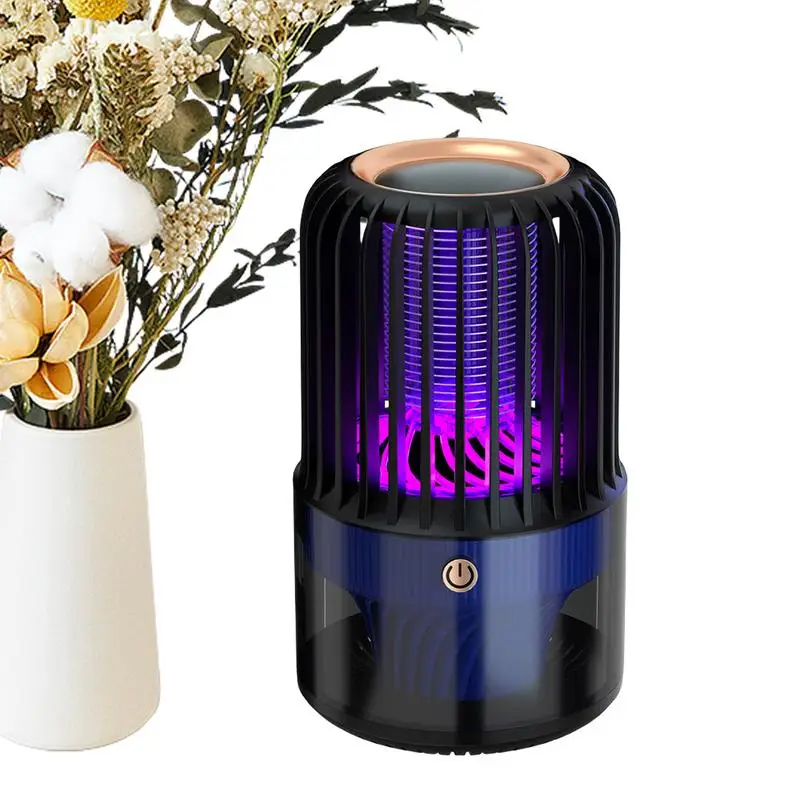 Fly Light Trap Fly Control Lamp Gnat Traps Efficient Fly Zappers Home Fly Trap With Purple Light Fly Control Device For Backyard