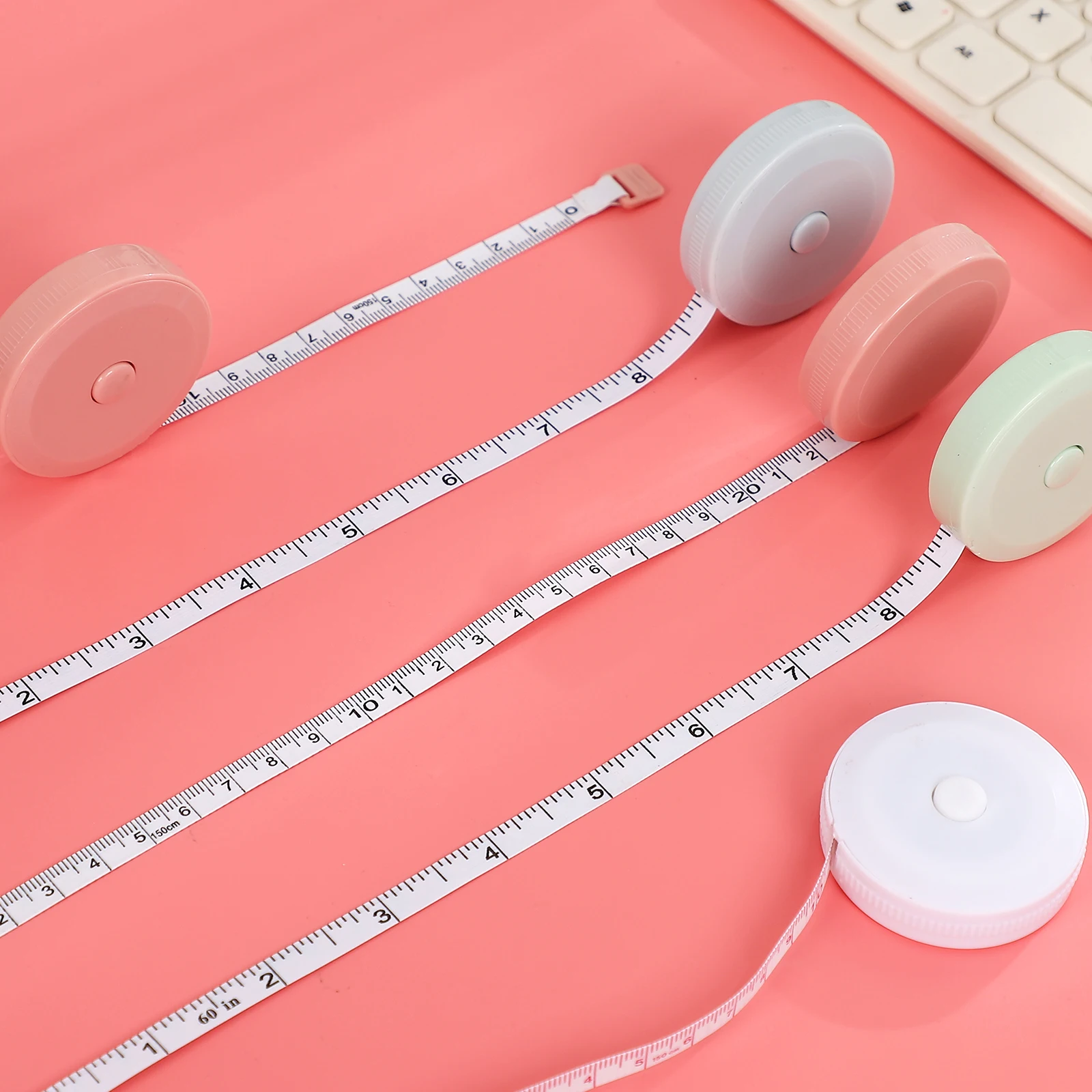 150cm Multifunction Mini Small Tape Measure Automatic Retraction Cute Student Measuring Tools Drawing Measuring Tape Stationery