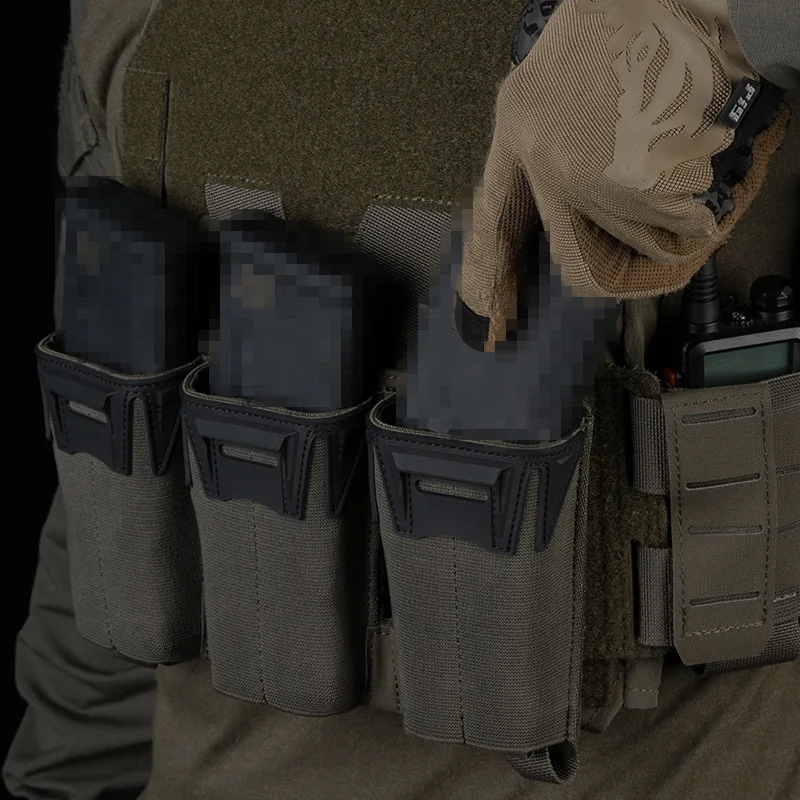 The Latest K Model Triple Multi-caliber Magazine Bag Panel (5.56)