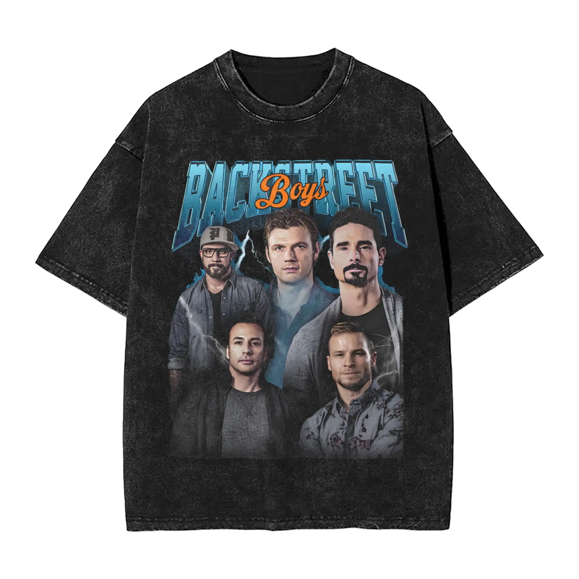 

Футболка для пар Backstreet Boys Bootleg, винтажные потертые футболки, трендовые пляжные футболки, потрясающие хлопковые топы с принтом, подарок на день рождения